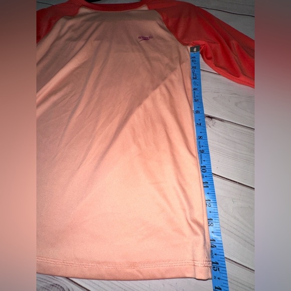 Speedo Long Sleeve Rash Guard Swim Shirt – Size Small Summer UPF Beach Vacation - Picture 4 of 5